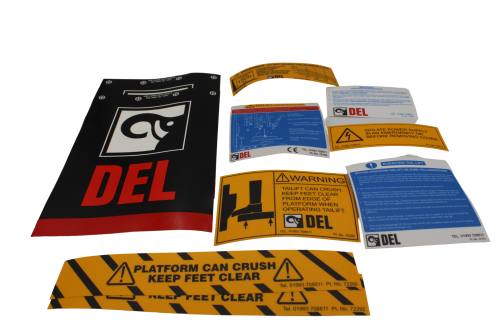 DEL Decal Kit, C/W Flags 74406